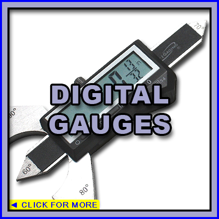 Digital Weld Measuring Fillet Gauges: Readouts in Inch and Metric for Fillet Welds (AccuRemote)