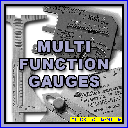 Multi-Function Weld Measuring Fillet Gauges: Fillet Weld Leg, Throat and More