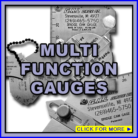 Multi-Function Weld Measuring Pit Gauges: Includes Undercut, Pits and Crowns