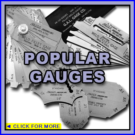 Popular Weld Measuring Fillet Gauges: Fillet Weld Leg, Throat and Theoretical Throat