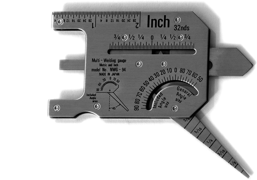 سنج جوشکاری ترکیبی - می تواند در اینچ یا متریک اندازه گیری شود!
